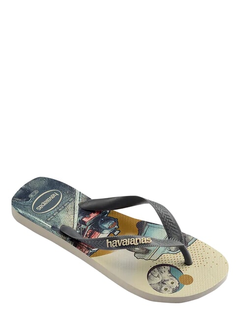 TOP HARRY POTTER Tongs acier beige/gris - Chaussures unisexe