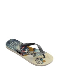 HAVAIANAS TOP HARRY POTTER Tongs acier beige/gris - Chaussures unisexe - 3