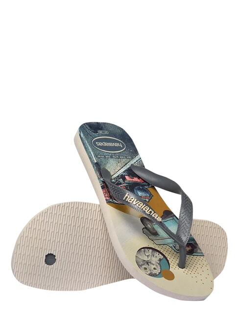 TOP HARRY POTTER Tongs acier beige/gris - Chaussures unisexe