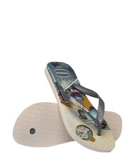 HAVAIANAS TOP HARRY POTTER Tongs acier beige/gris - Chaussures unisexe - 4