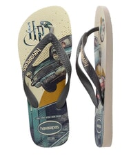 HAVAIANAS TOP HARRY POTTER Tongs acier beige/gris - Chaussures unisexe - 5