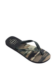 HAVAIANAS tongs TOP CAMU olive noire/verte - Chaussures unisexe - 3