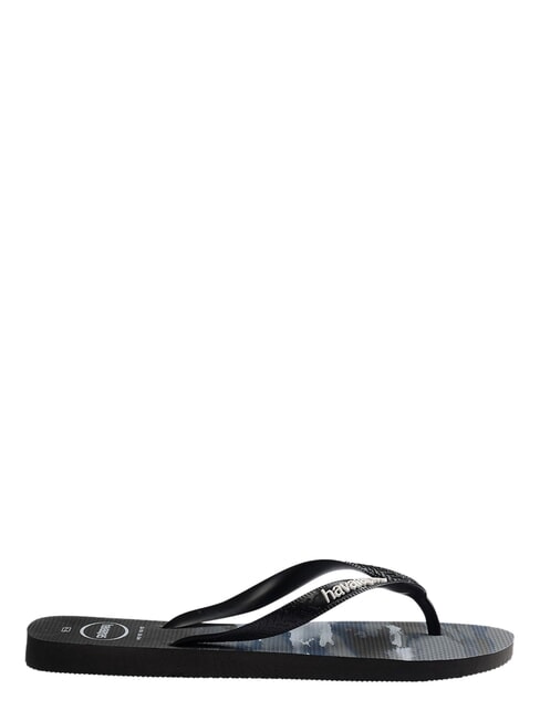 tongs TOP CAMU NOIR / BLANC - Chaussures unisexe