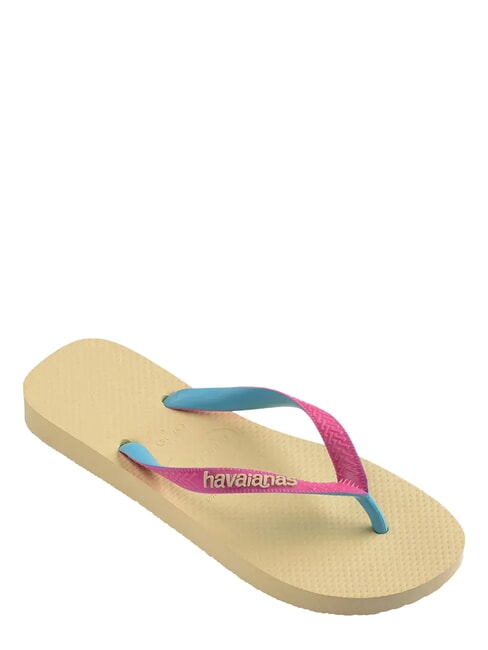 tongs TOP MIX cr&egrave;me au beurre - Chaussures unisexe