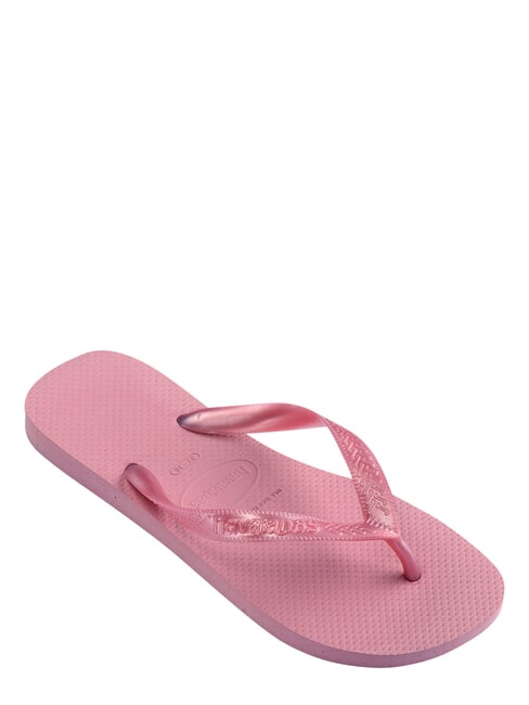 TOP SENSES Tongs roses en mousseline - Chaussures Femme