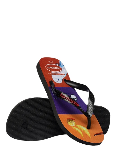 TOP HARRY POTTER Tongs noir noir - Chaussures unisexe