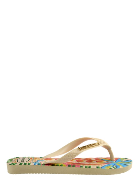TOP BOSSA Tongs cr&egrave;me au beurre - Chaussures unisexe