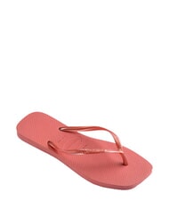 HAVAIANAS SLIM SQUARE Tongs &agrave; bout carr&eacute; argile du canyon - Chaussures Femme - 3