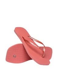 HAVAIANAS SLIM SQUARE Tongs &agrave; bout carr&eacute; argile du canyon - Chaussures Femme - 5