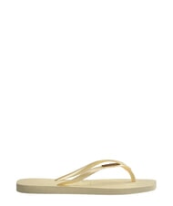 HAVAIANAS SQUARE LOGO Tongs cr&egrave;me au beurre - Chaussures Femme - 2