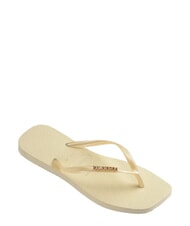 HAVAIANAS SQUARE LOGO Tongs cr&egrave;me au beurre - Chaussures Femme - 3