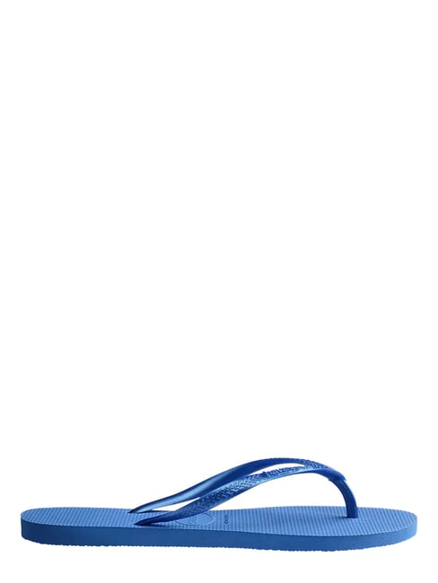 Tongs HAVAINAS SLIM bleu brillant - Chaussures Femme