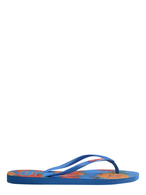 SLIM SUMMER BLISS Tongs bleu brillant - Chaussures Femme