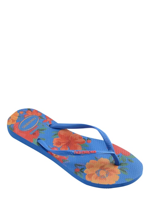 SLIM SUMMER BLISS Tongs bleu brillant - Chaussures Femme