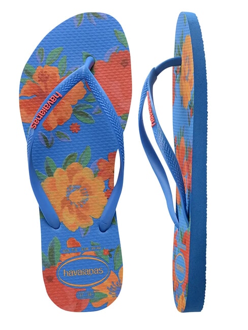 SLIM SUMMER BLISS Tongs bleu brillant - Chaussures Femme