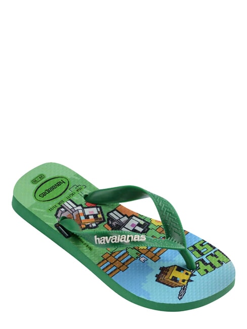 MINECRAFT Tongs vert 4 - Chaussures de b&eacute;b&eacute;