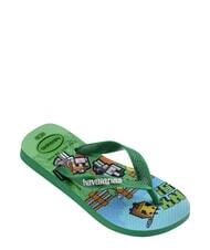 HAVAIANAS MINECRAFT Tongs vert 4 - Chaussures de b&eacute;b&eacute; - 2