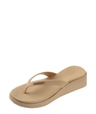 HAVAIANAS HIGH PLATFORM Tongs d'or - Chaussures Femme - 4