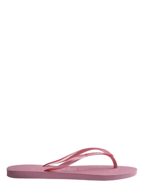 SQUARE LOGO Tongs roses en mousseline - Chaussures Femme