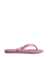 HAVAIANAS SQUARE LOGO Tongs roses en mousseline - Chaussures Femme - 2