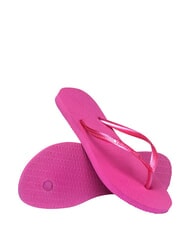 HAVAIANAS Tongs HAVAINAS SLIM gomme rose m&eacute;tallique - Chaussures Femme - 4