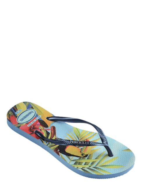  Tongs SLIM TROPICAL bleu bleu - Chaussures Femme
