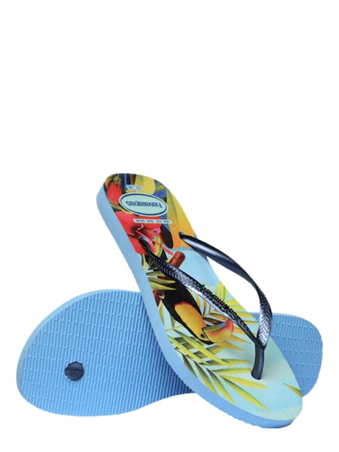  Tongs SLIM TROPICAL bleu bleu - Chaussures Femme
