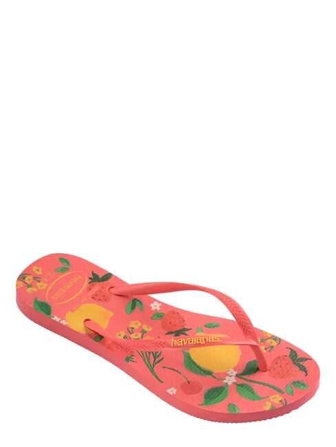 SLIM SUMMER BLISS Tongs corail tropical - Chaussures Femme