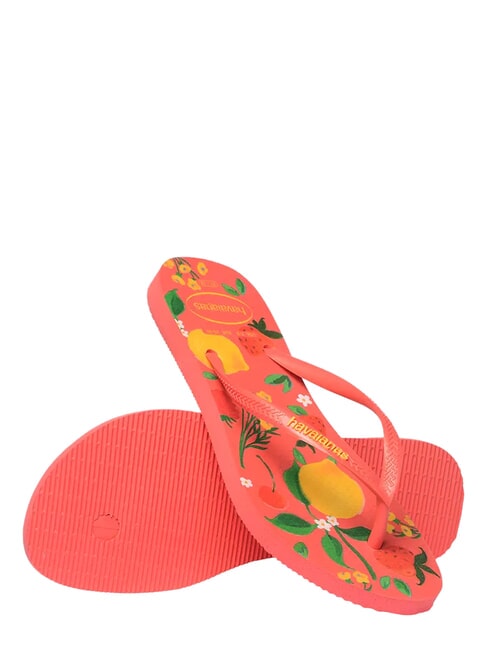 SLIM SUMMER BLISS Tongs corail tropical - Chaussures Femme