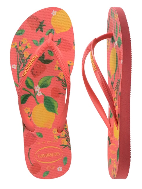 SLIM SUMMER BLISS Tongs corail tropical - Chaussures Femme