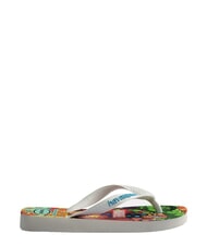 HAVAIANAS TOP MARVEL 2 Tongs BLANC / BLANC / BLEU - Chaussures de b&eacute;b&eacute; - 2