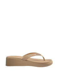 HAVAIANAS HIGH PLATFORM Tongs d'or - Chaussures Femme - 2