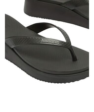 HAVAIANAS HIGH PLATFORM Tongs NOIR - Chaussures Femme - 5