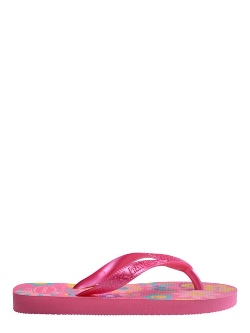 FLORES Tongs flux rose/gomme rose - Chaussures de b&eacute;b&eacute;