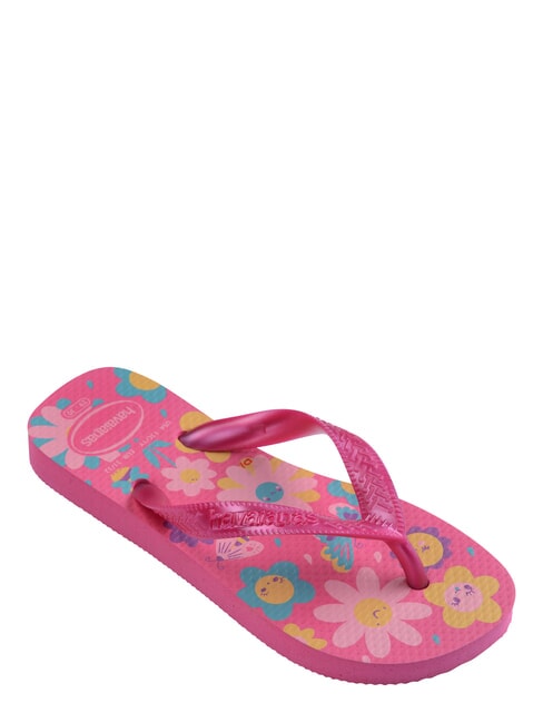 FLORES Tongs flux rose/gomme rose - Chaussures de b&eacute;b&eacute;
