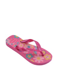 HAVAIANAS FLORES Tongs flux rose/gomme rose - Chaussures de b&eacute;b&eacute; - 3