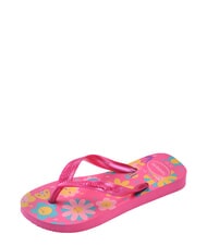 HAVAIANAS FLORES Tongs flux rose/gomme rose - Chaussures de b&eacute;b&eacute; - 4