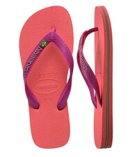 HAVAIANAS BRASIL LOGO Les tongs pour hommes corail/rose - Chaussures unisexe - 5