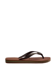 HAVAIANAS BRASIL LOGO Les tongs pour hommes rouille/brun fonc&eacute; - Chaussures unisexe - 2