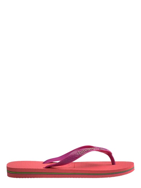 BRASIL LOGO Les tongs pour hommes corail/rose - Chaussures unisexe