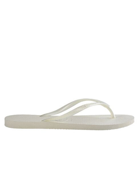 Tongs HAVAINAS SLIM blanc - Chaussures Femme