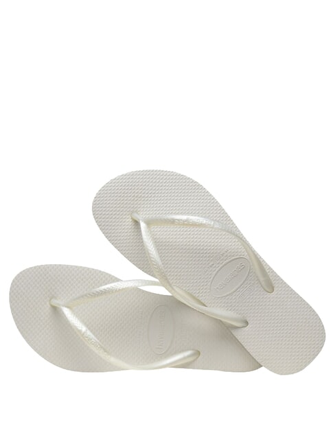 Tongs HAVAINAS SLIM blanc - Chaussures Femme