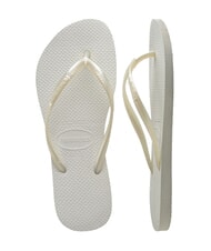 HAVAIANAS Tongs HAVAINAS SLIM blanc - Chaussures Femme - 5