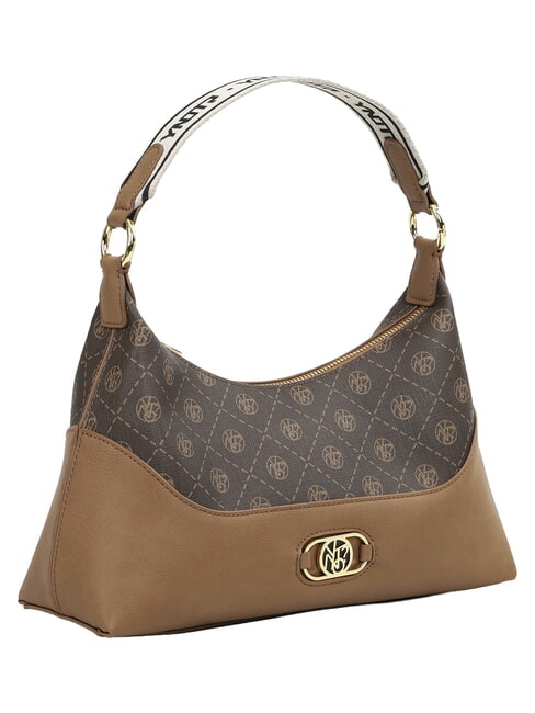 SYMBOL sac bandouli&egrave;re chocolat - Sacs pour Femme