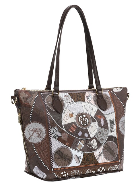 FASHIONOPOLY Sac &agrave; provisions chocolat - Sacs pour Femme