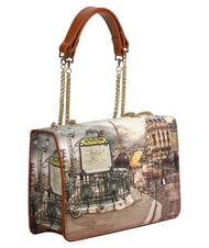 YNOT YESBAG Sac bandouli&egrave;re / sac port&eacute; travers M&eacute;tro parisien - Sacs pour Femme - 2