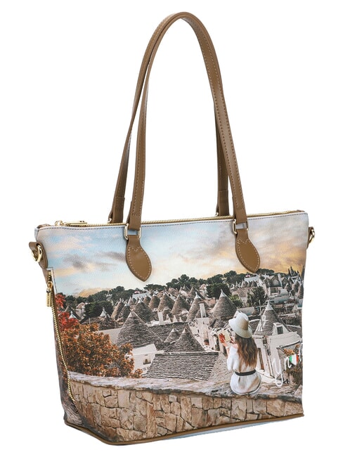 YESBAG Sac cabas bandouli&egrave;re moyen trulli romantique - Sacs pour Femme