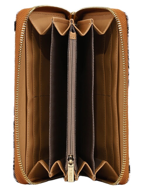 ELEGANCE Portefeuille zipp&eacute; fonc&eacute; - Portefeuilles Femme