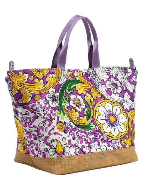 ORTIGIA Grand sac de plage lilas - Sacs pour Femme