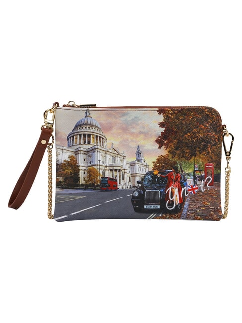 YESBAG Sac &agrave; main avec bandouli&egrave;re touriste londonien - Sacs pour Femme
